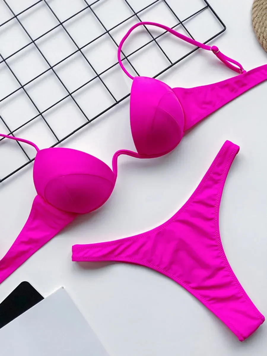 Underwire Bra Padded - مثير الخامس بار Underwired البرازيلي كوب