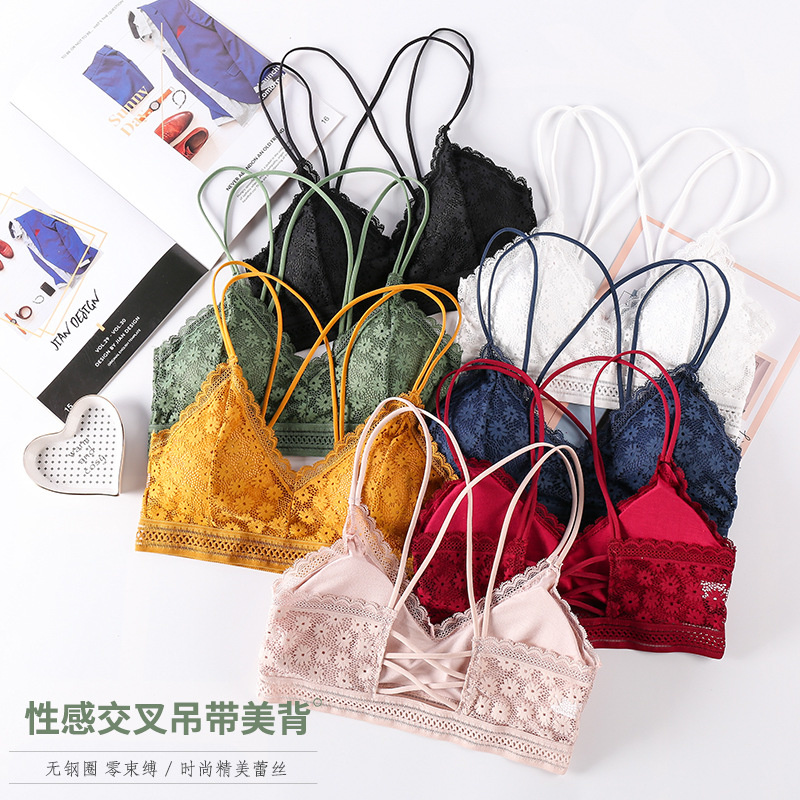 Sheer Bra Lace - ملابس داخلية مثيرة ثلاثية الأبعاد حمالة