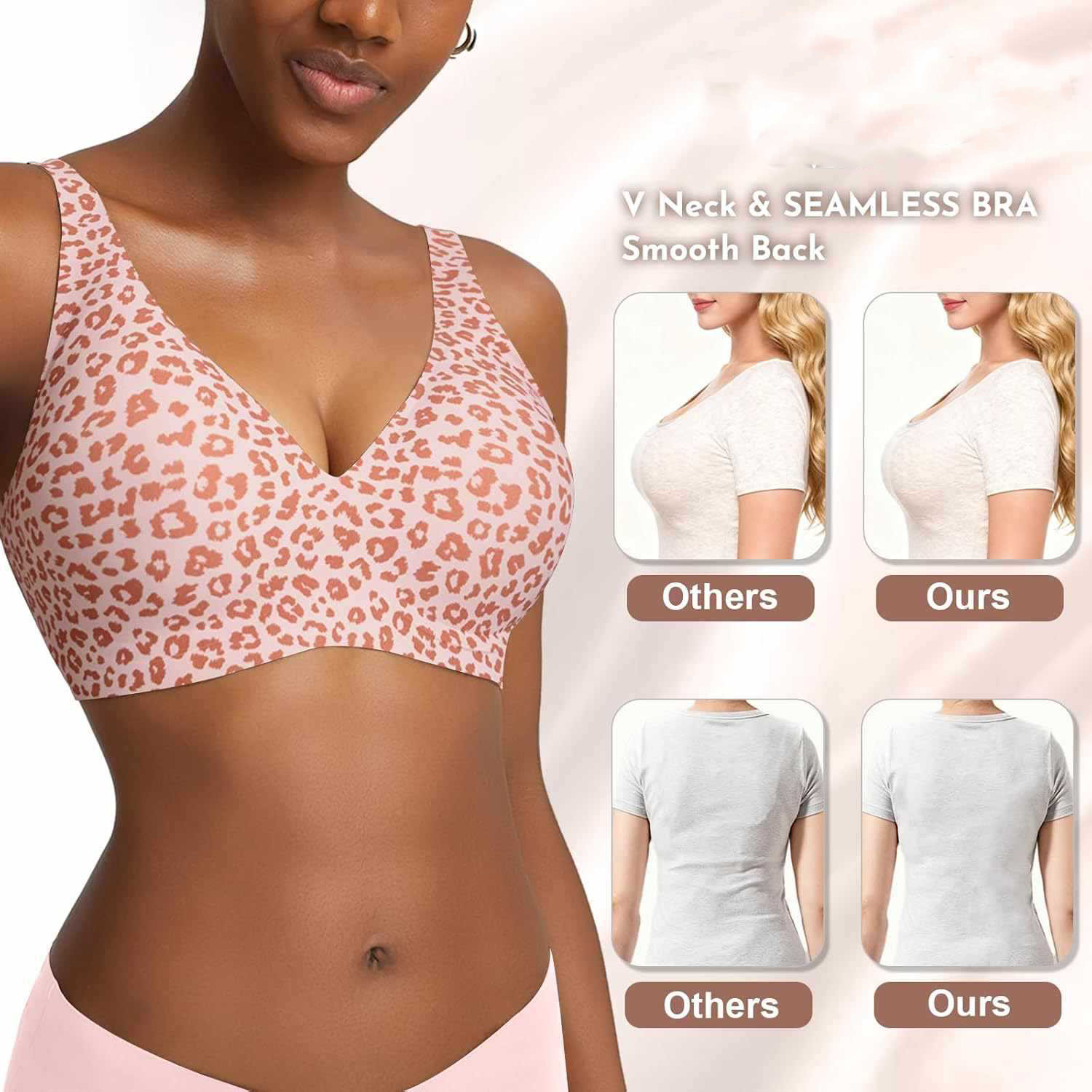حمالة صدر نسائية بدون خياطة بن - مراجعة Plunge Bra Push Up وسعره