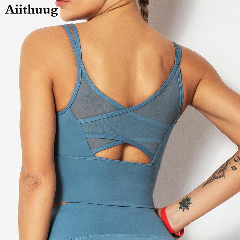 Aiithuug صدريّة ممارسة اليوغا  - مراجعة Sports Bra Racerback وسعره