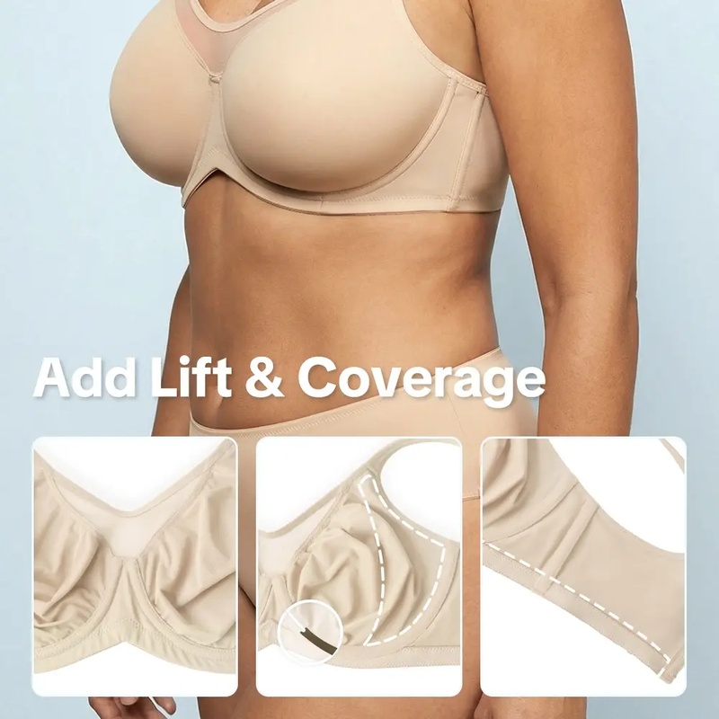 حمالة صدر HSIA CardiComfort Co - مراجعة T Shirt Bra Seamless وسعره