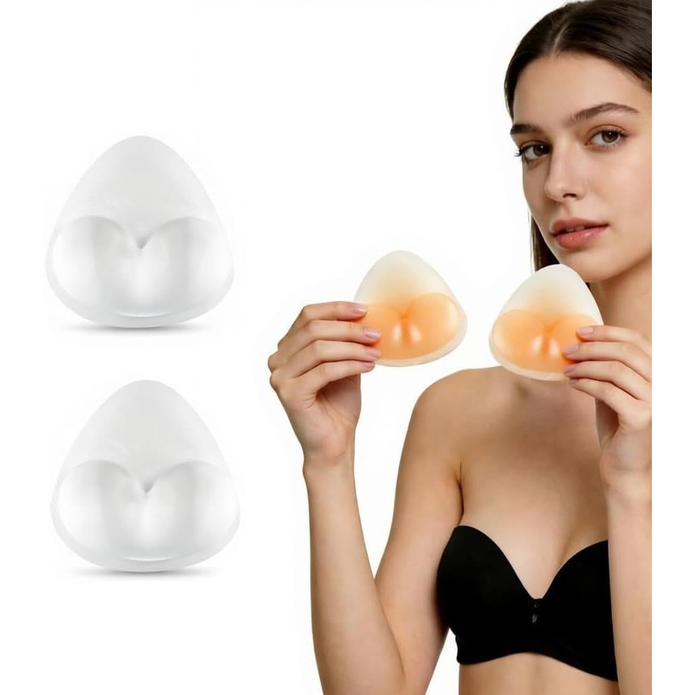 حشوات سيليكون للصدر، وسادات مث - مراجعة Push Up Bra Silicone وسعره
